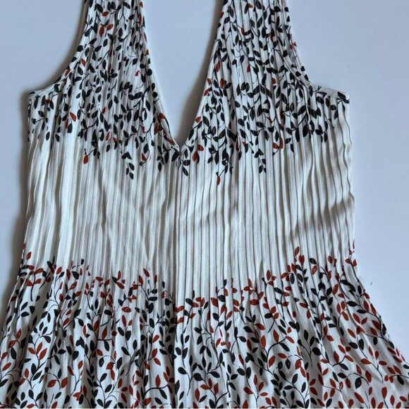 Elevenses Anthropologie Arboreta Cream & Floral Wide Leg Jumpsuit/Romper - S - Picture 12 of 13